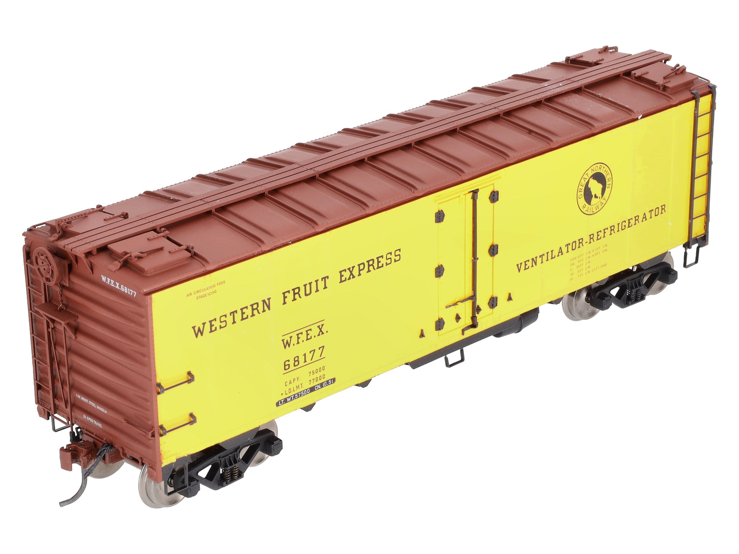 AMS AM32-511 G Western Fruit Express 40' Reefer #68177 - Metal Wheels EX/Box