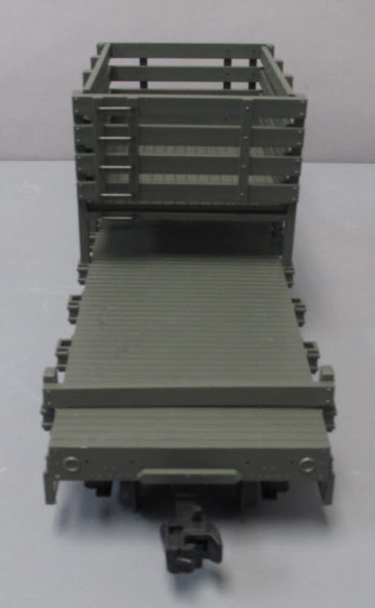 USA Trains R1819 G Great Northern Dark Green Rail and Tie Car