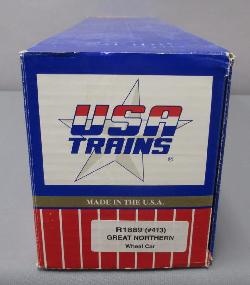 USA Trains R1889 G Great Northern Dark Green Wheel Car