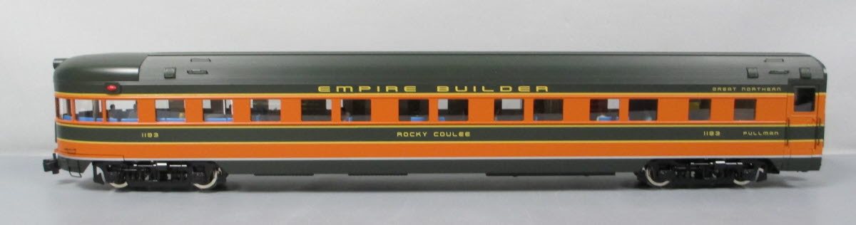 USA Trains R31060 GN "Empire Builder" Aluminum Observation Car Lighted