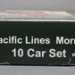 Kato 106-062 N Scale Southern Pacific Lines "Morning Daylight" Passenger Car Set