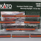 Kato 106-062 N Scale Southern Pacific Lines "Morning Daylight" Passenger Car Set