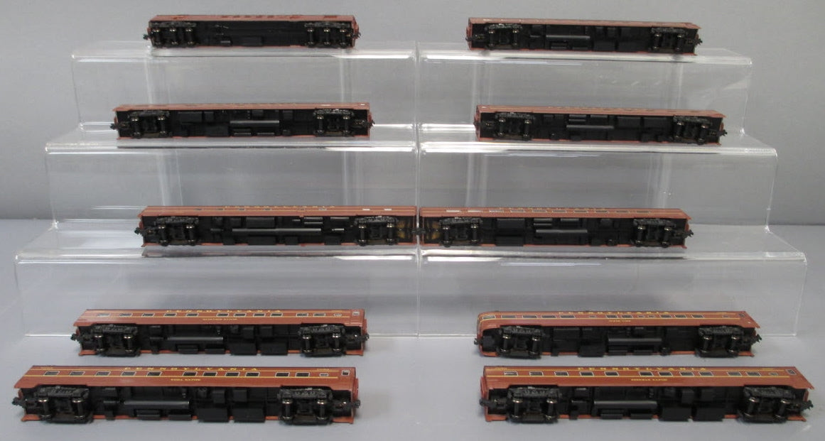 Kato 106069 N Kato RR Broadway Limited 10-Car Passenger Car Set