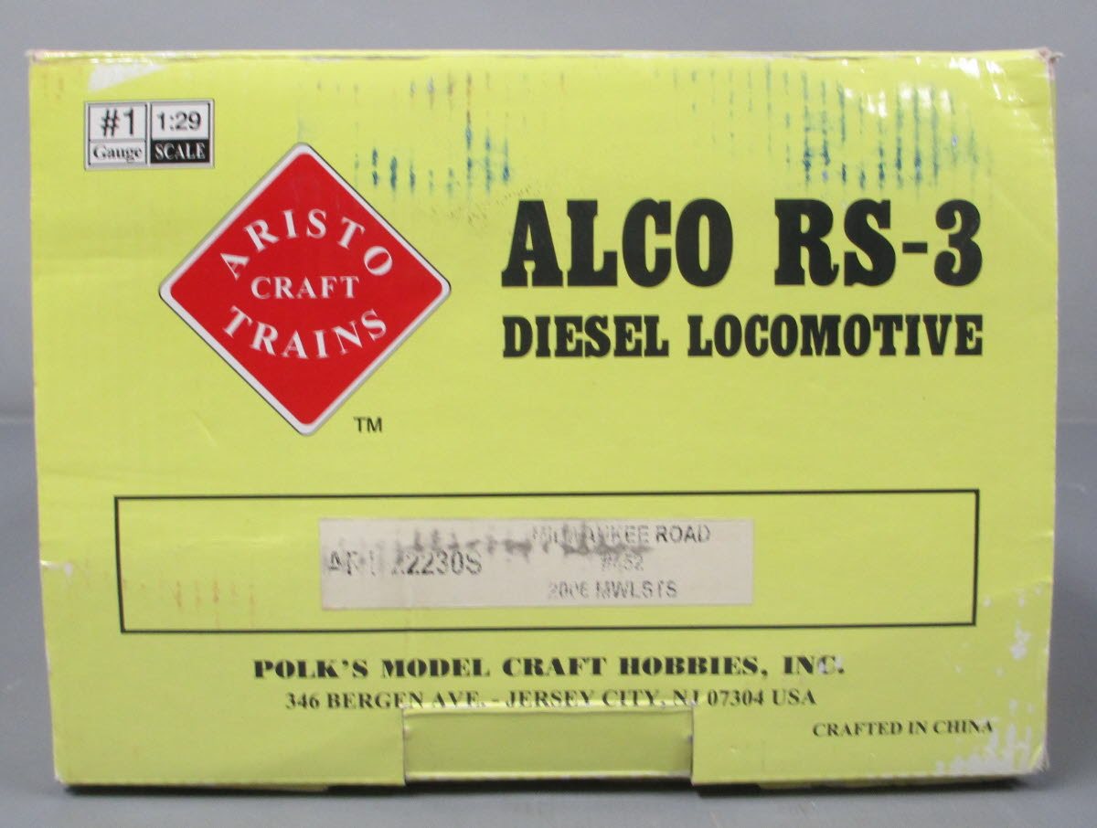 Aristo-Craft 22230S ALCO RS-3 Milwaukee Road  Diesel Locomotive