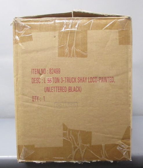 Bachmann 82499 G Painted Unlettered 55 Ton Three-Truck Shay