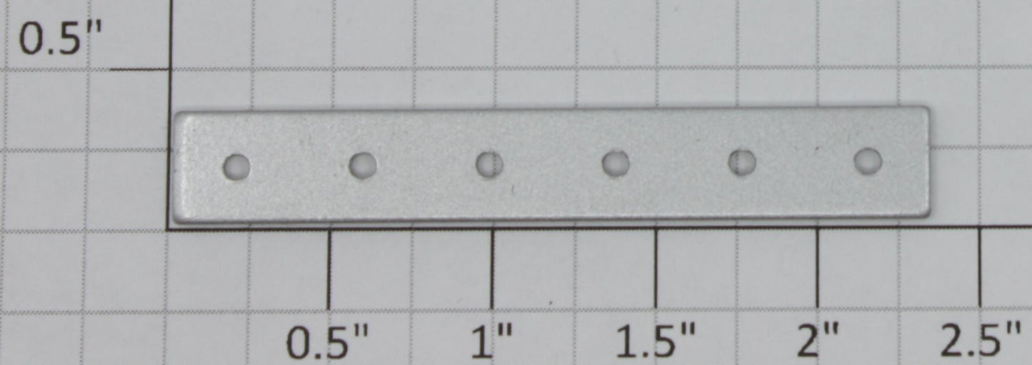 K-Line K41816-M002R1 Silver Steel Bar with 6 Holes