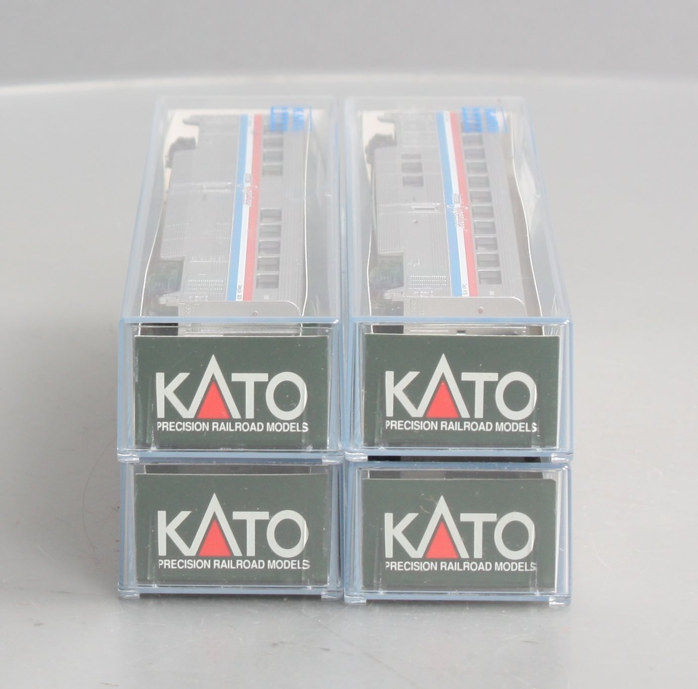 Kato 106-3501 N Amtrak Superliner Phase III Passenger Cars - Set A (Set of 4)