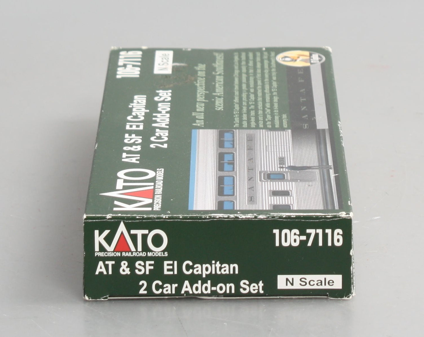 Kato 106-7116 N Santa Fe 'El Capitan' 2-Car Add-On Set
