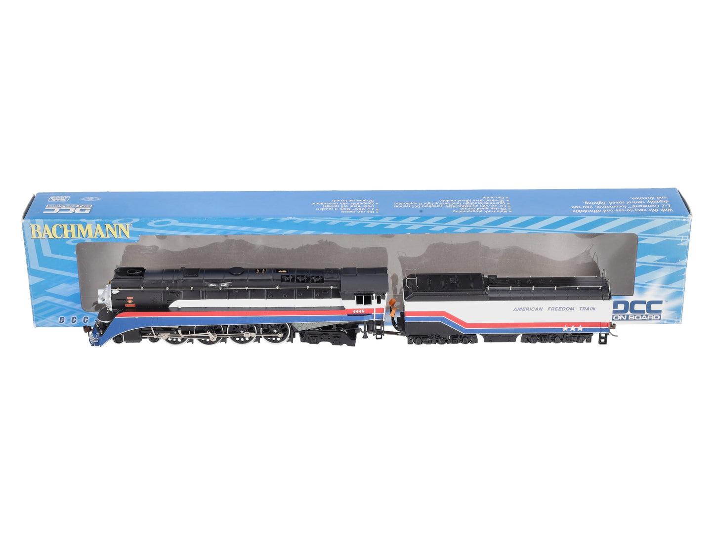 Bachmann 50205 HO American Freedom Train GS4 4-8-4 Steam Locomotive #4449 w/DCC