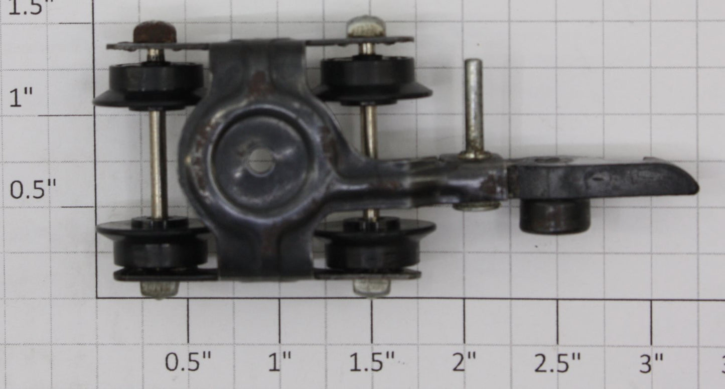 American Flyer XA12A057 S Tinpate Link Coupler Truck Assembly