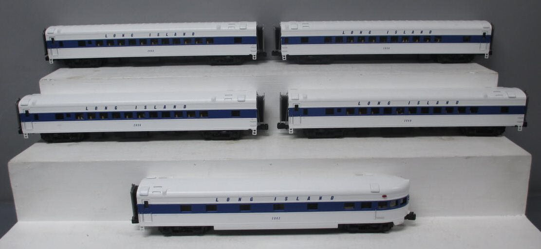 MTH 20-65201 O Long Island 70' Smooth Streamlined Passenger Car Set (Set of 5)