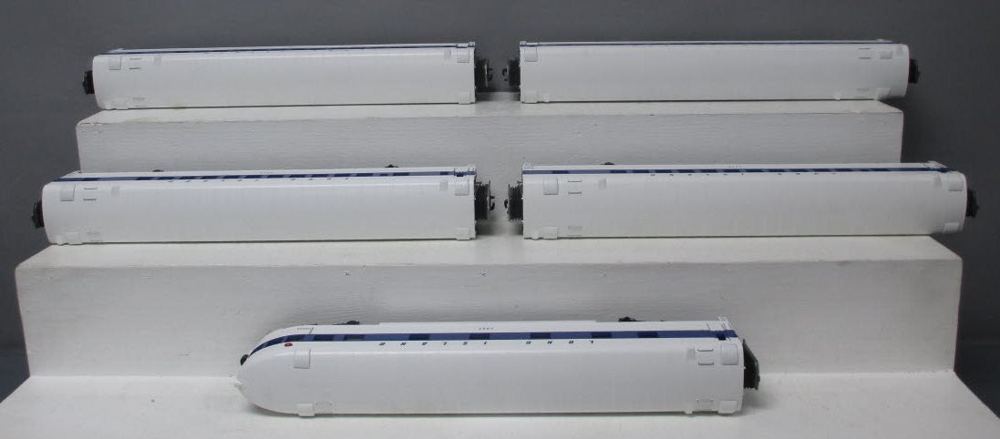 MTH 20-65201 O Long Island 70' Smooth Streamlined Passenger Car Set (Set of 5)