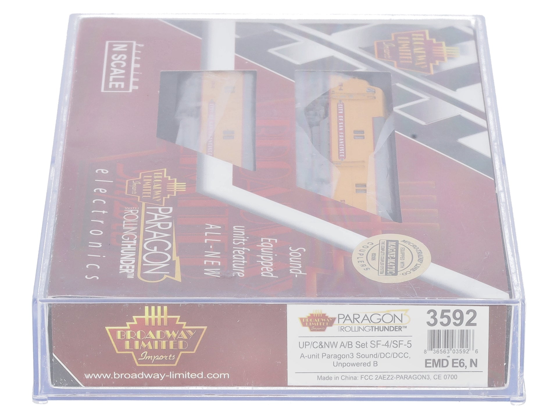 Broadway Limited 3592 N Union Pacific/C&NW EMD E6 AB Diesel Loco #SF-4/SF-5