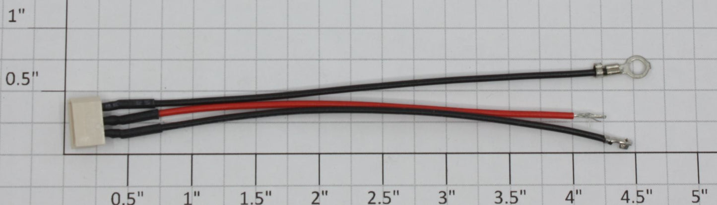 K-Line K3790-X020X 3-Pin Connector with Three 4" Leads
