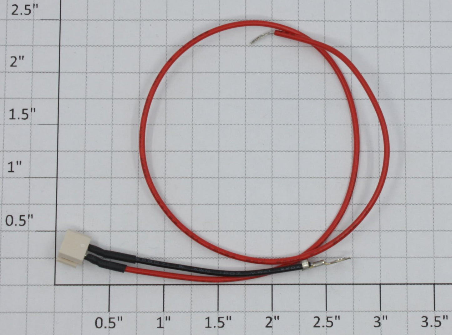 K-Line K3790-X035A 2-Pin Mars Light Lamp Connector with Leads