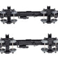 Lionel 1926590 O NY and Penna Skeleton Log Car B (Pack of 2)