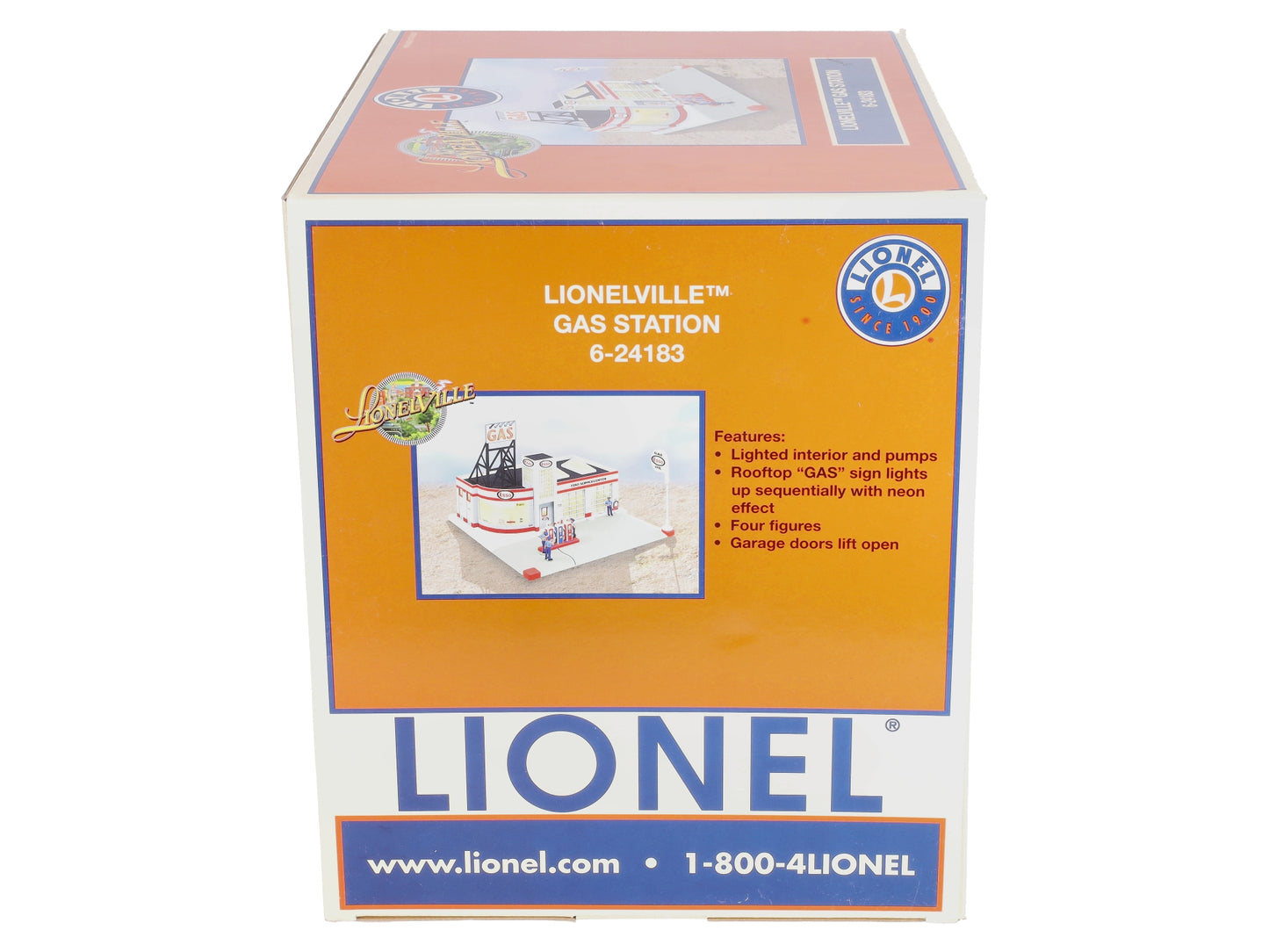 Lionel 6-24183 O Gauge Lionelville Esso Gas Station EX/Box