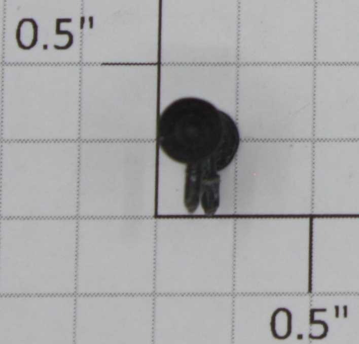 K-Line K2500-M026 2-Pin Mounting Blackened Metal Horn