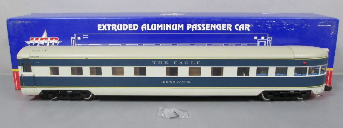 USA Trains R31170 G MP The Eagle Shrine Tower Corrugated Aluminum Observation