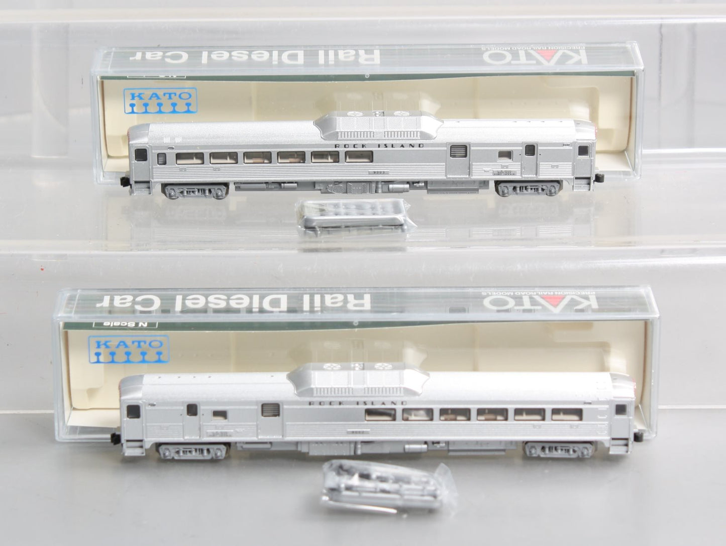 Kato 106-3013 N Scale Rock Island RDC3 Diesel Set #9002/#9003