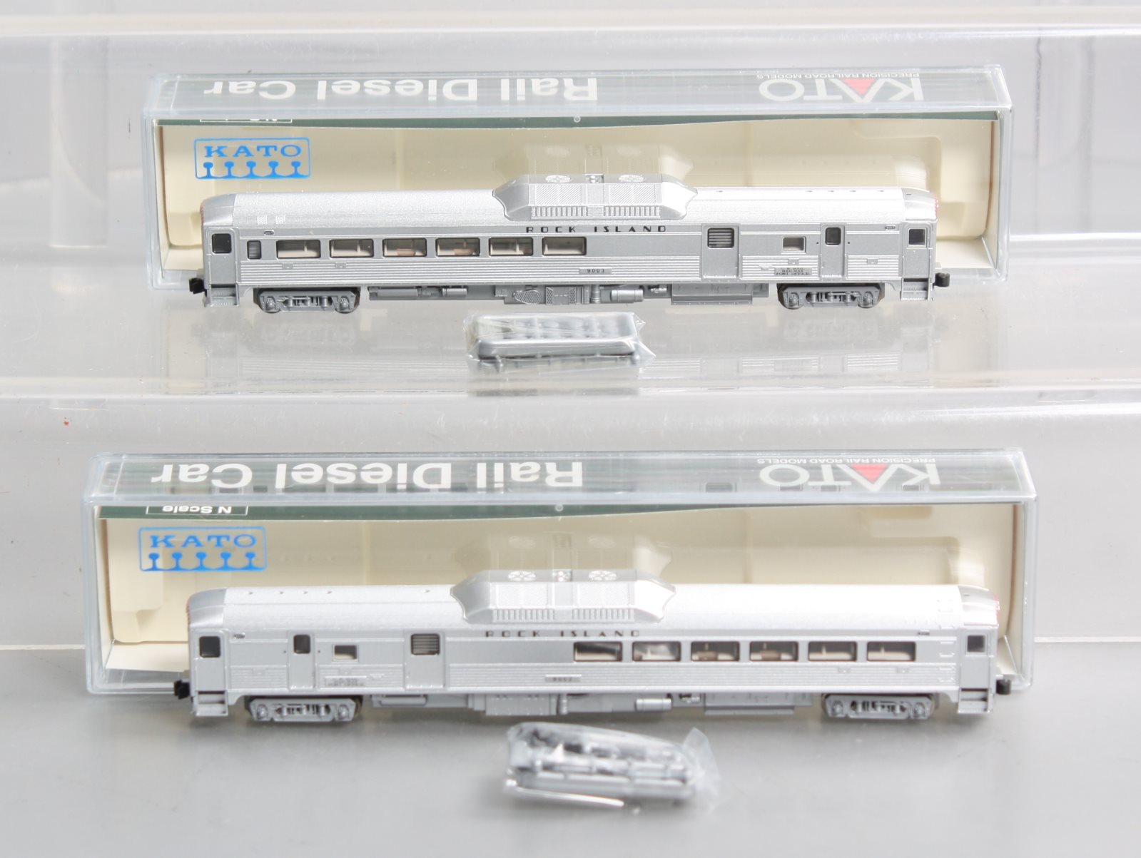 Kato 106-3013 N Scale Rock Island RDC3 Diesel Set #9002/#9003
