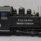 Bachmann 82596 G Scale Colorado Mining 0-4-0 Side Tank Porter #1