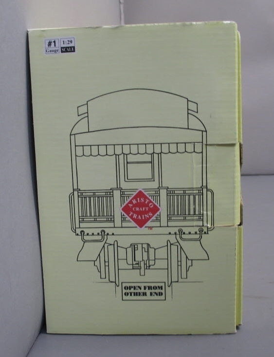 Aristo-Craft 31658 G Scale UP Standard Heavyweight Baggage Car - Metal Wheels