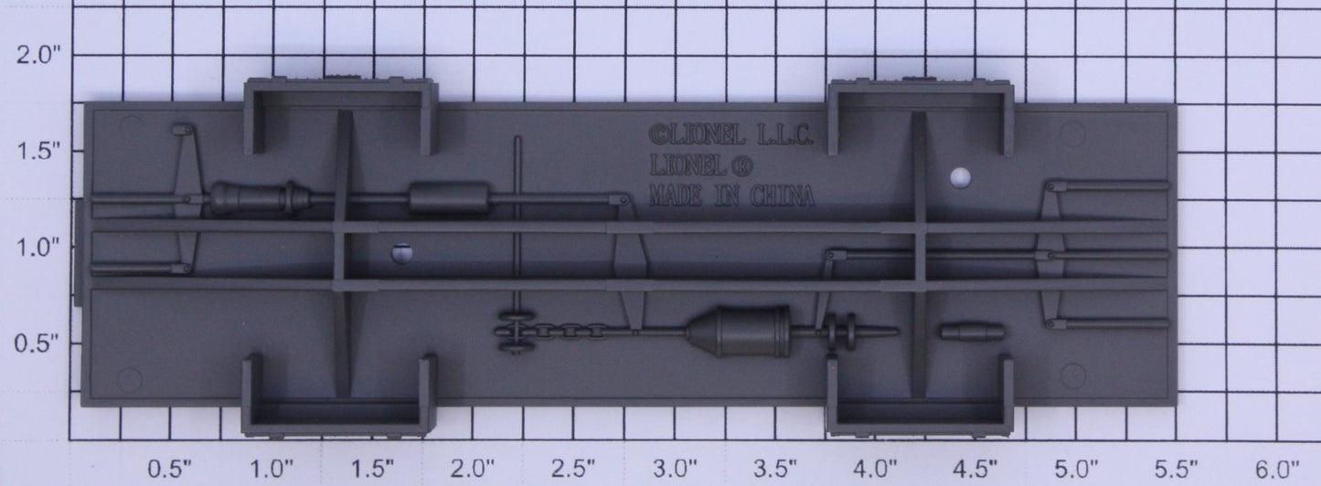 American Flyer 48979-10 Gray Passenger Car Underframe Detail