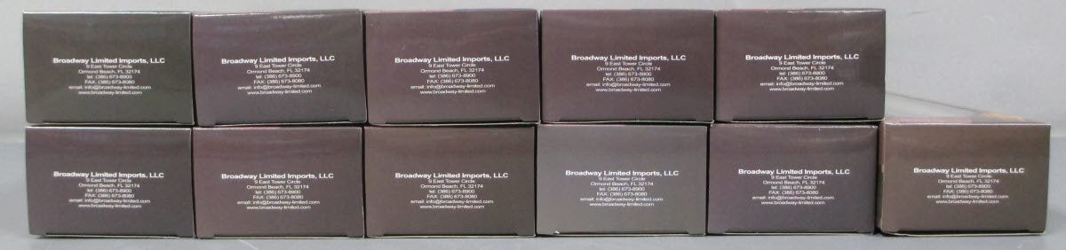 Broadway Limited 1549 HO California Zephyr 11-Car Mixed Set
