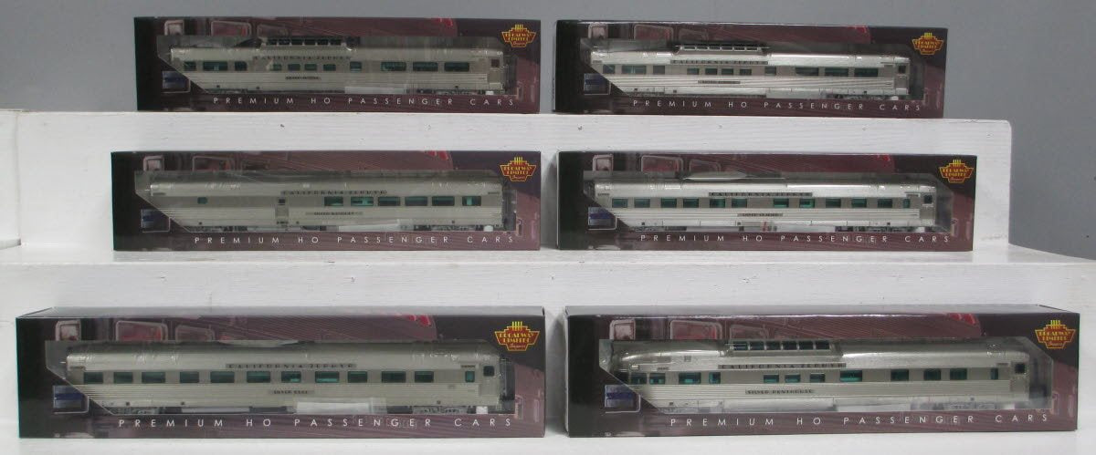 Broadway Limited 1549 HO California Zephyr 11-Car Mixed Set