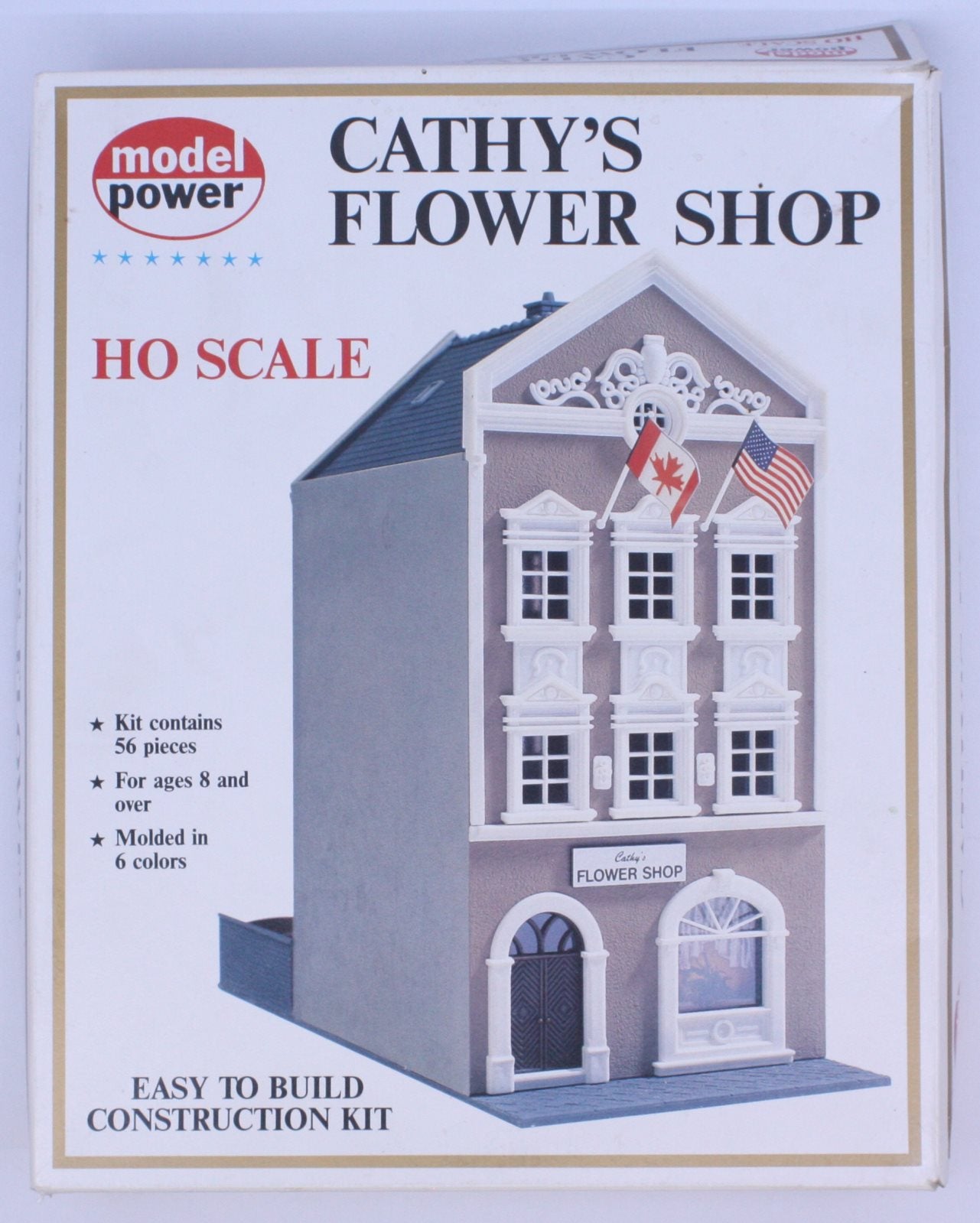 Model Power 545 HO Cathy's Flower Shop Building Kit