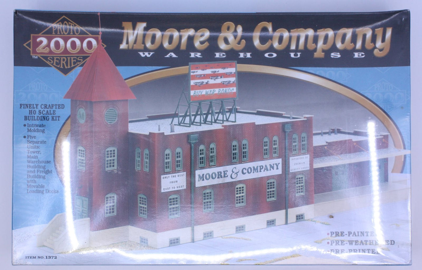 Proto 2000 1372 HO Moore & Company Warehouse Building Kit