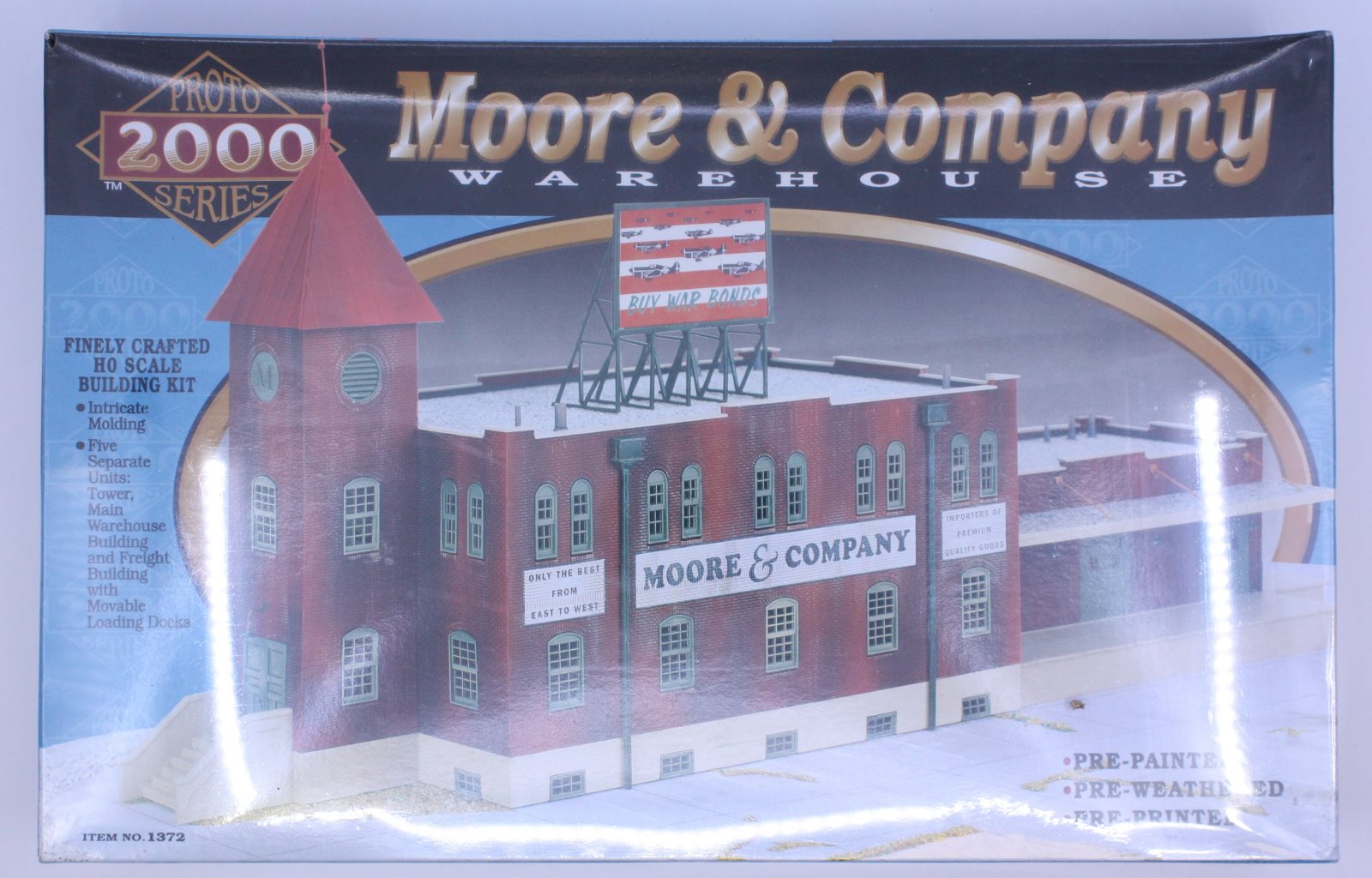 Proto 2000 1372 HO Moore & Company Warehouse Building Kit