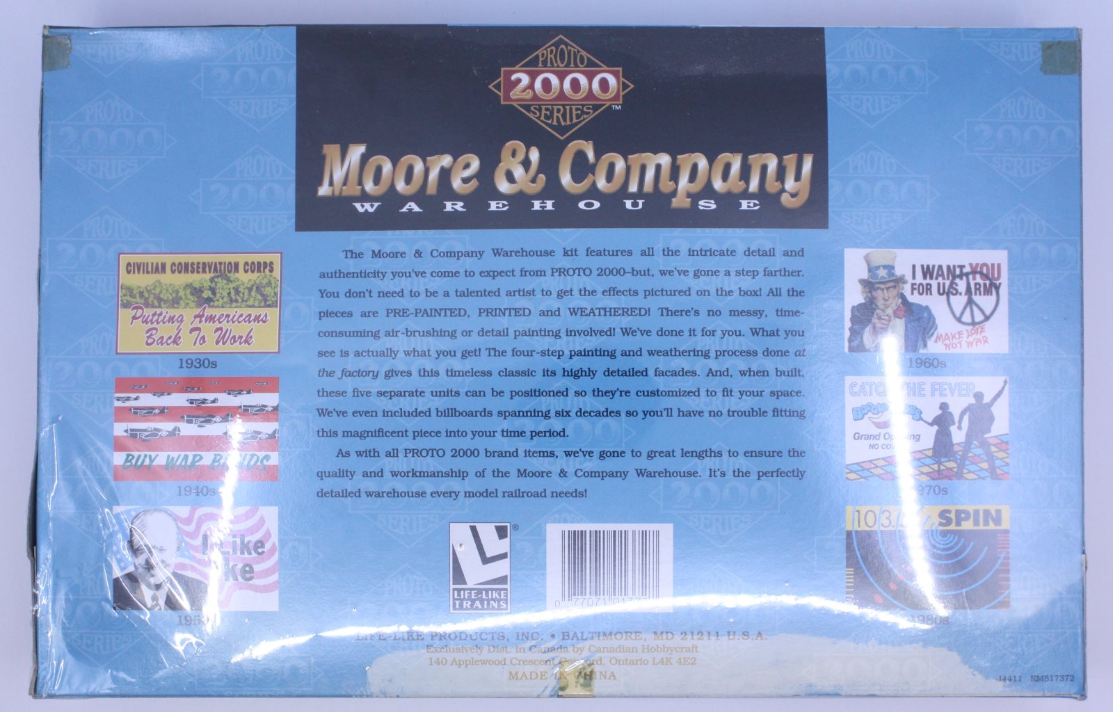 Proto 2000 1372 HO Moore & Company Warehouse Building Kit