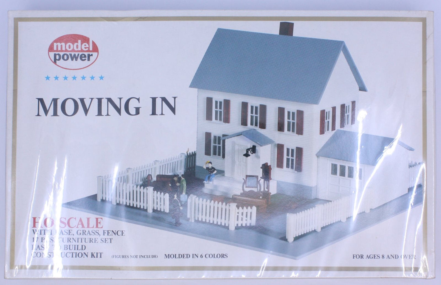 Model Power 484 HO Scale Moving-in House Building Kit