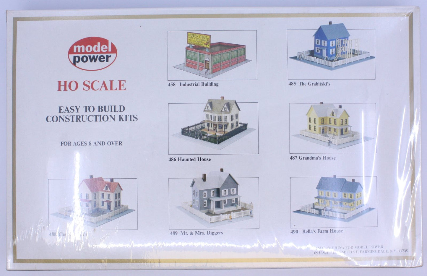 Model Power 484 HO Scale Moving-in House Building Kit