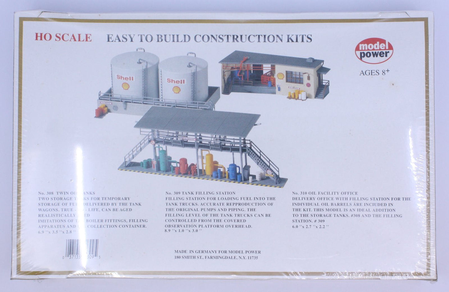 Model Power 309 HO Scale Tank Filling Station Building Kit