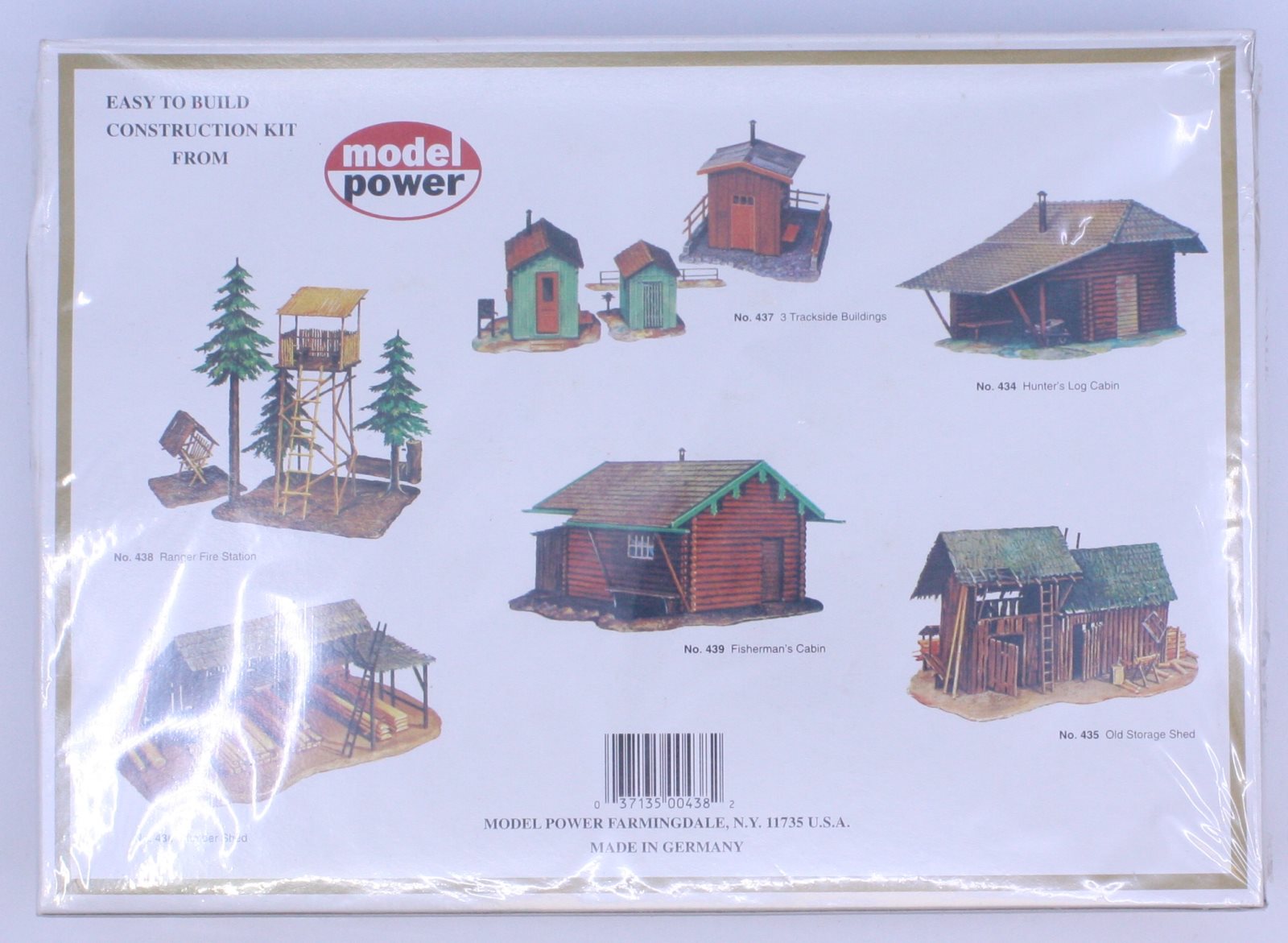 Model Power 438 HO Scale Ranger Fire Station Building Kit