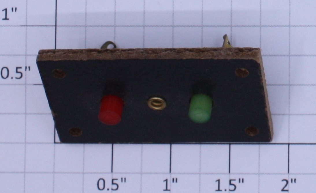 Acme 301X O Gauge Flush Mount 2-Button Panel Switch