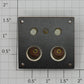 Acme 498 O Gauge Boxed Flush Mount Switch Control Panel w/ Bulbs & Instructions