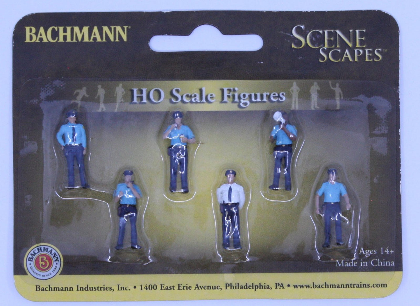 Bachmann 33104 HO Police Squad Figures (Set of 6)