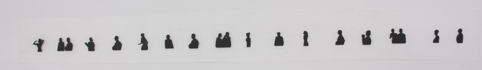 K-Line K4800-X006-1 Left Hand Coach Window Strip with Silhouettes