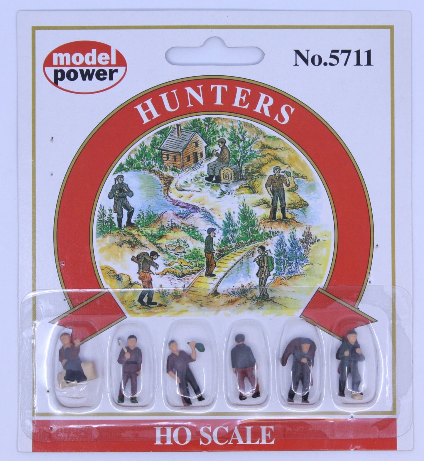 Model Power 5711 Hunter Figures (Set of 6)