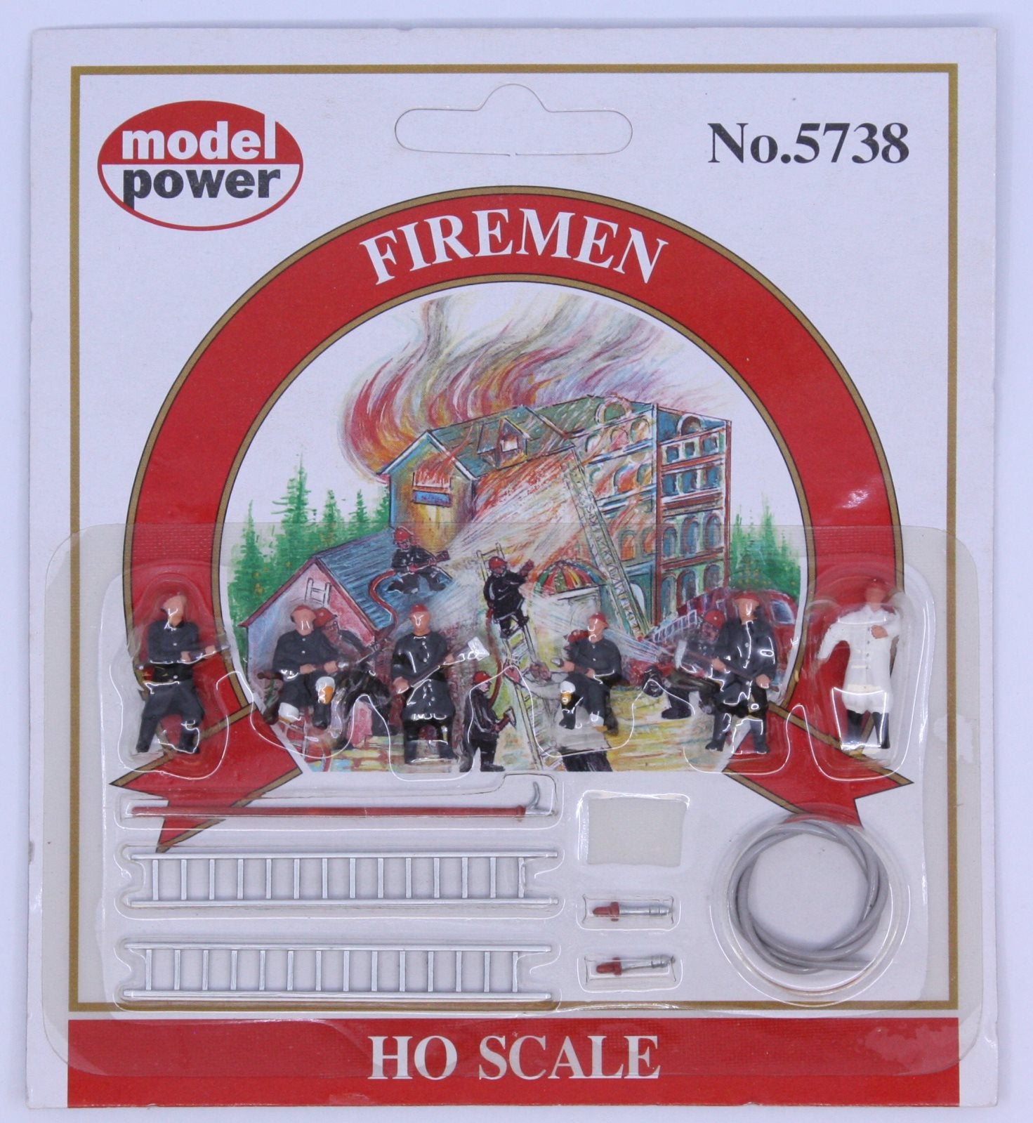 Model Power 5738 HO New Firemen Figures (Set of 6)