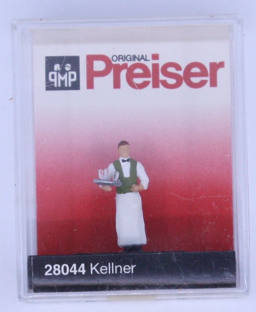 Preiser 28044 HO Restaurant Waiter Figure