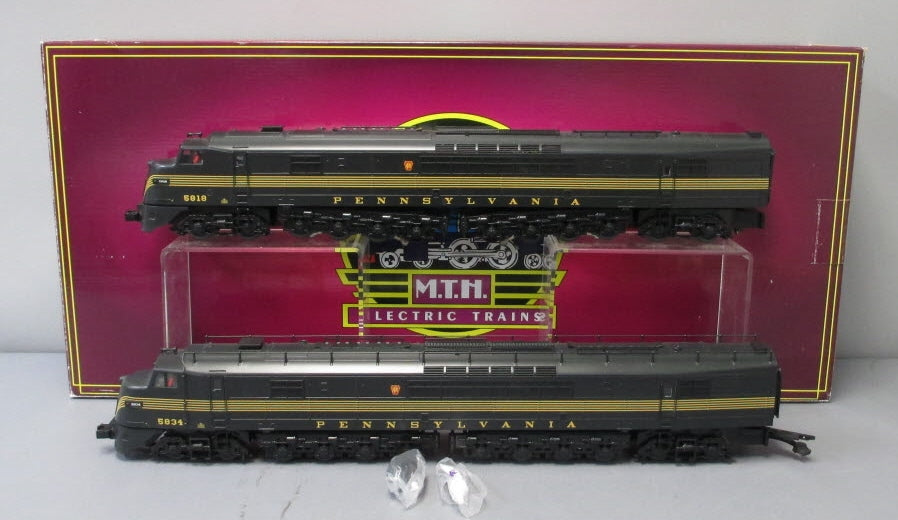 MTH 20-20231-1 PRR Centipede AA Diesel Engine Set w/PS 3.0 #5818/5834