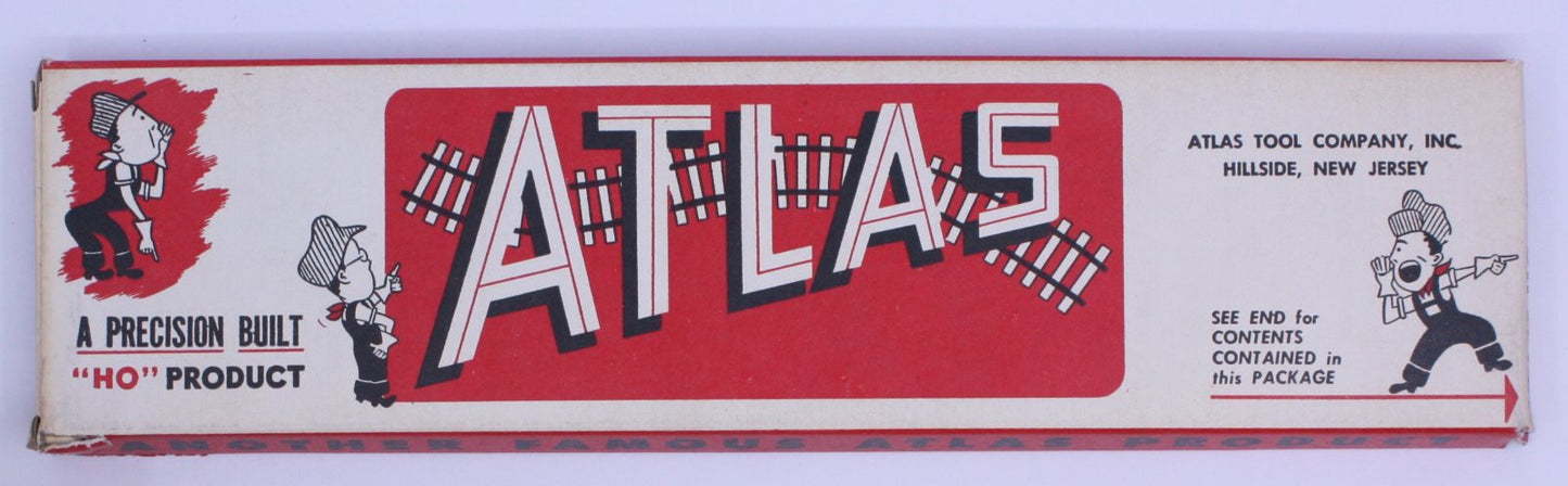 Atlas 6LH HO Scale Left Hand Brass Turnout Assembley