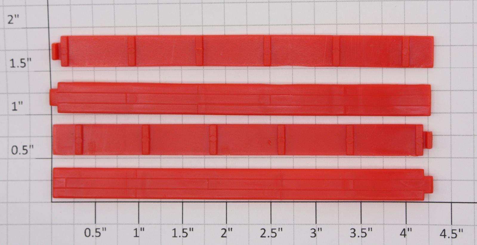 K-Line K6900-01-03 Red Ramps (Set of 4)
