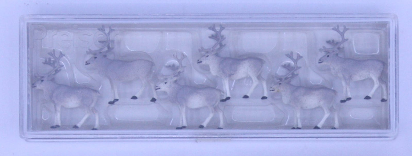 Preiser 20394 HO Animals - Reindeers Figures (Set of 6)