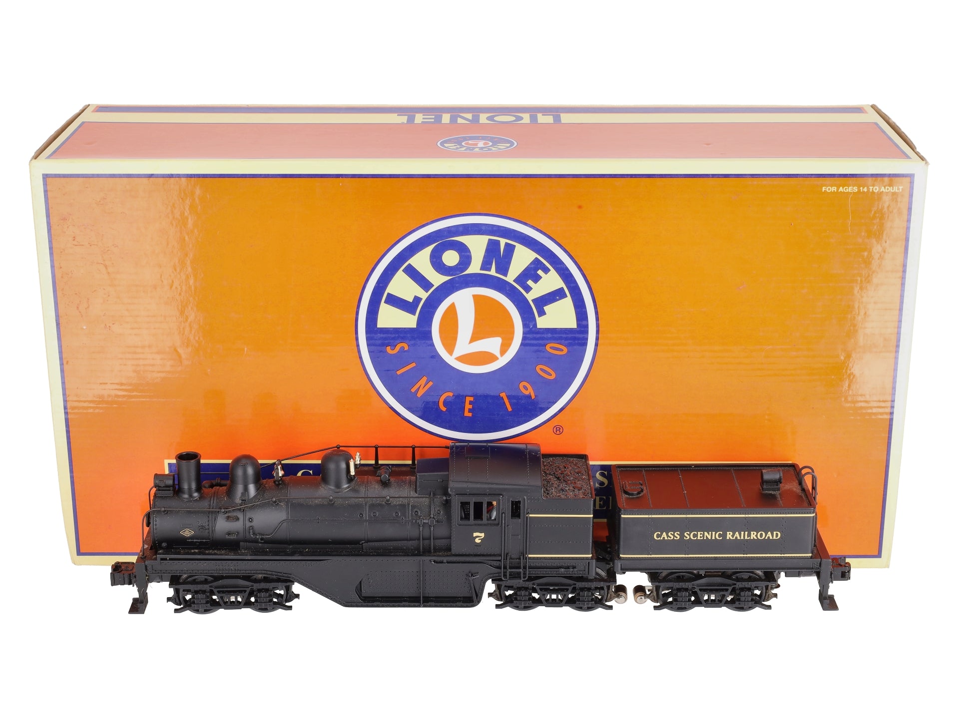 Lionel 6-11140 O Cass Scenic Railroad Shay Steam Locomotive & Tender #7